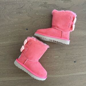 UGG T Bailey Bow Knit Toddler Boots